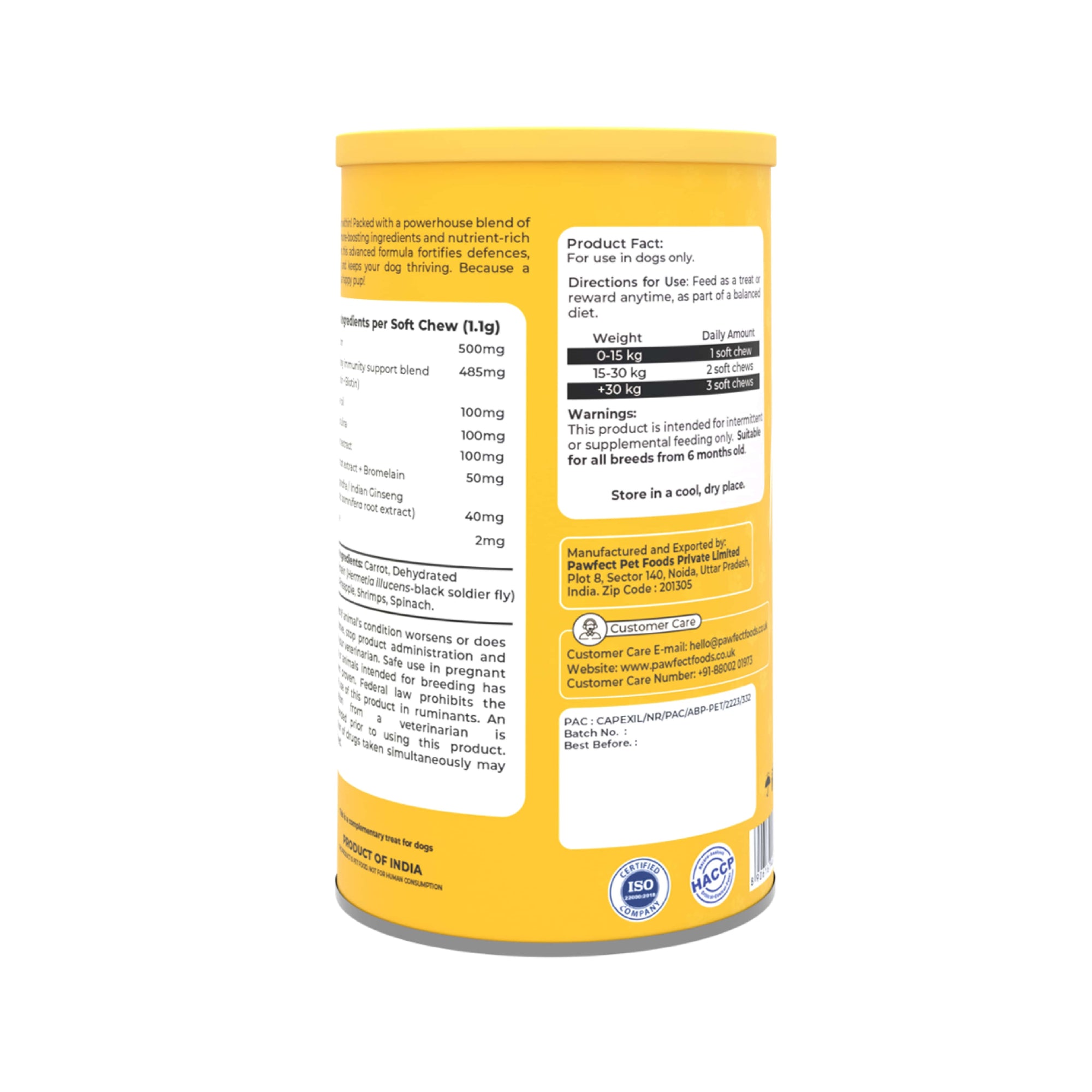 Pawfect supplements Wild Vigor Defender Bites 60 Stk.