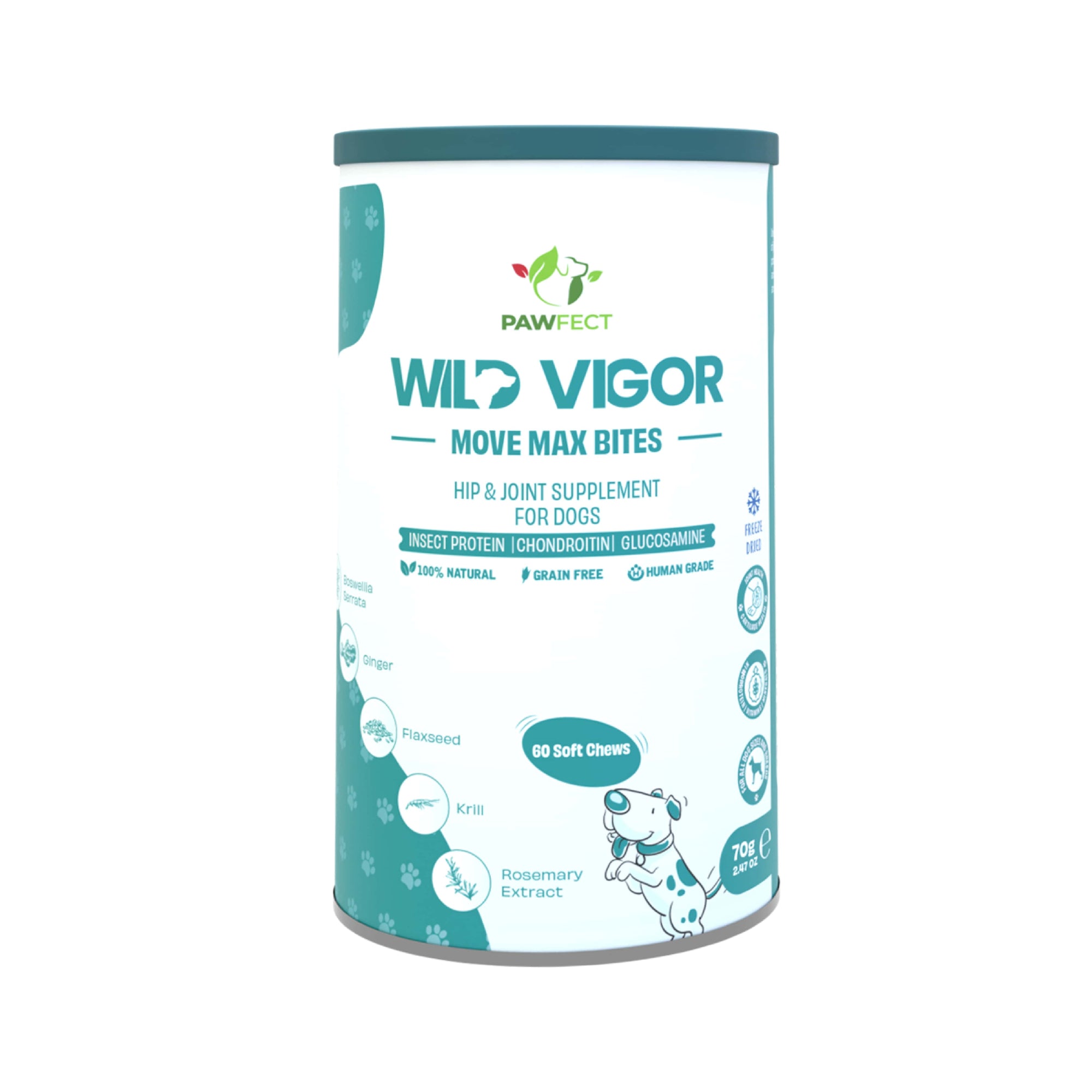 Pawfect supplements Wild Vigor Move Max 60 Stk.