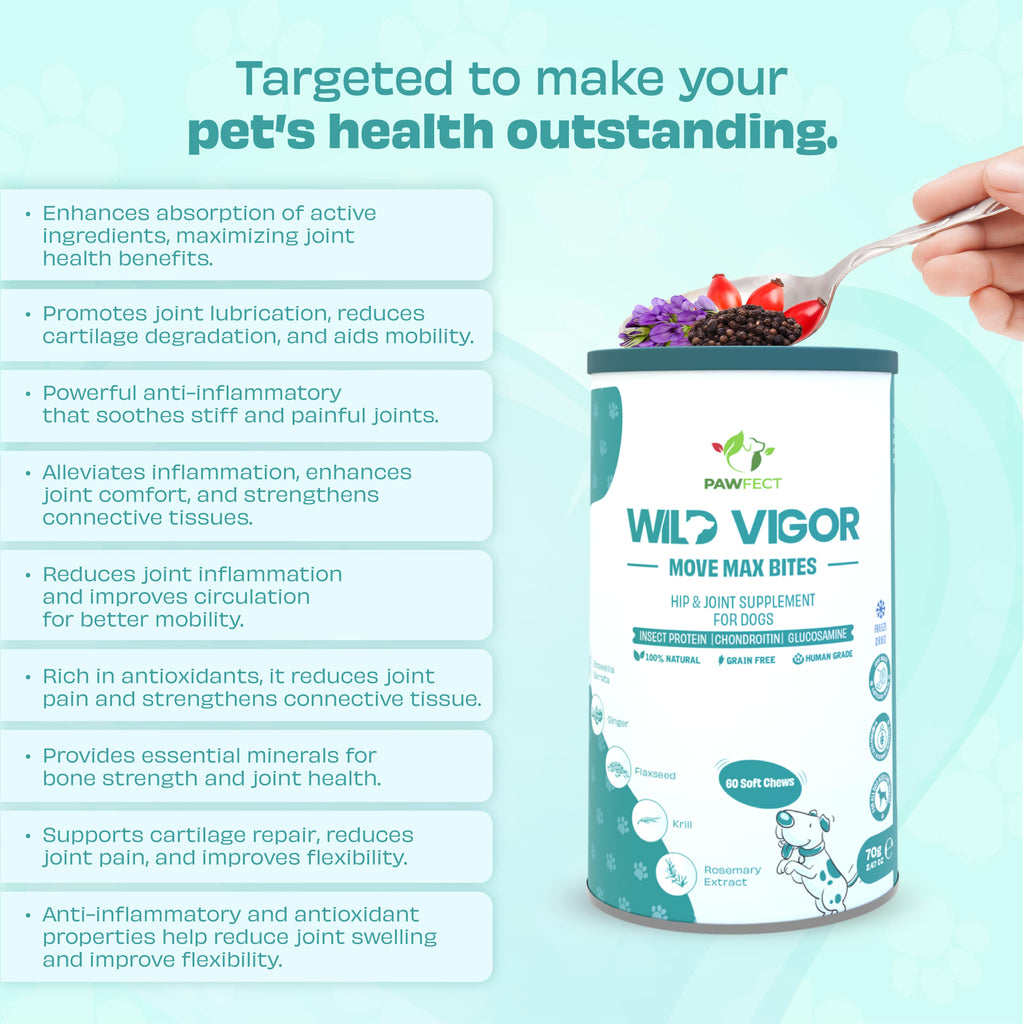 Pawfect supplements Wild Vigor Move Max 60 Stk.