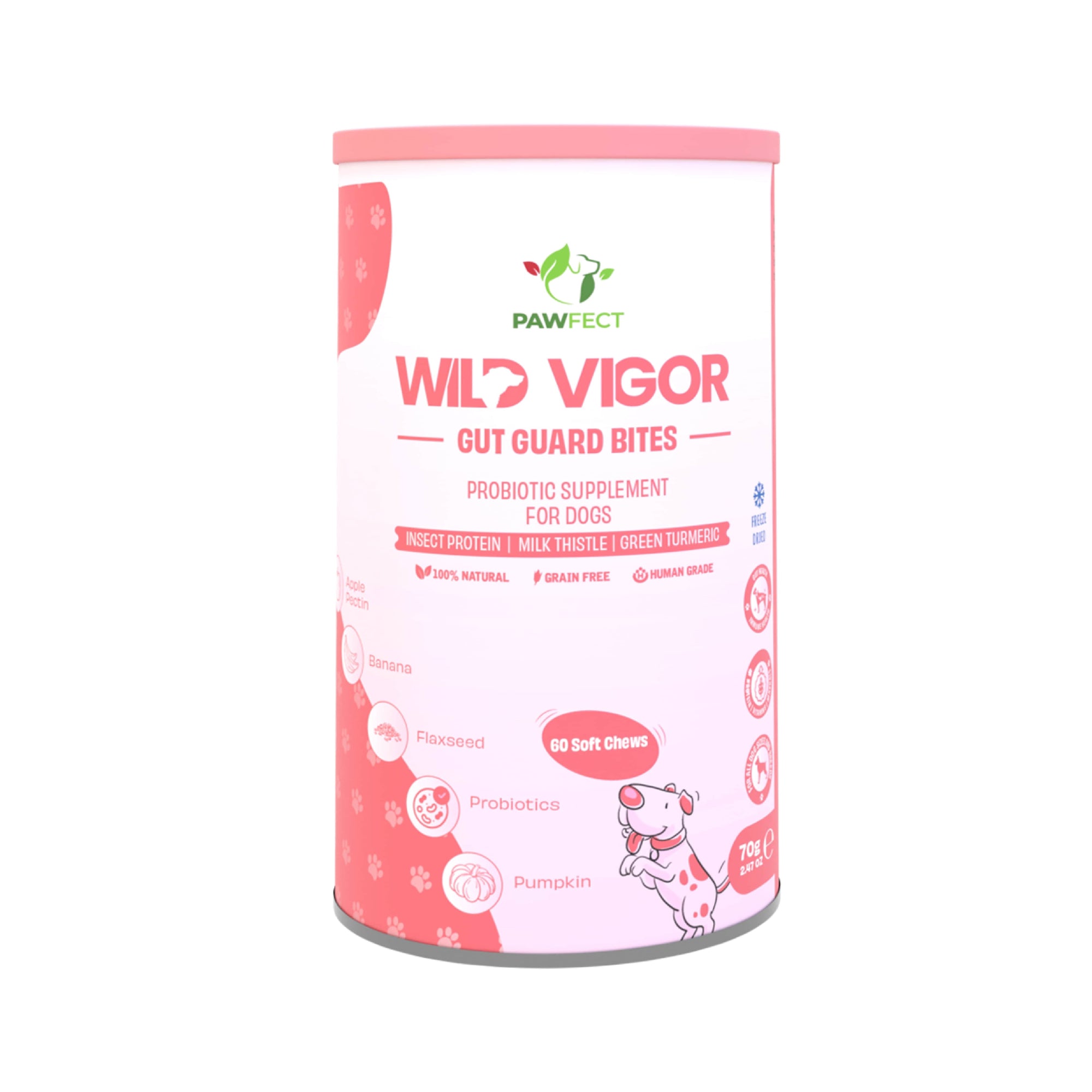 Pawfect supplements Wild Vigor Gut Guard 60 Stk.