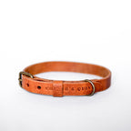 No Fuss Halsband Hond Leer Camel - Cooper & Quint