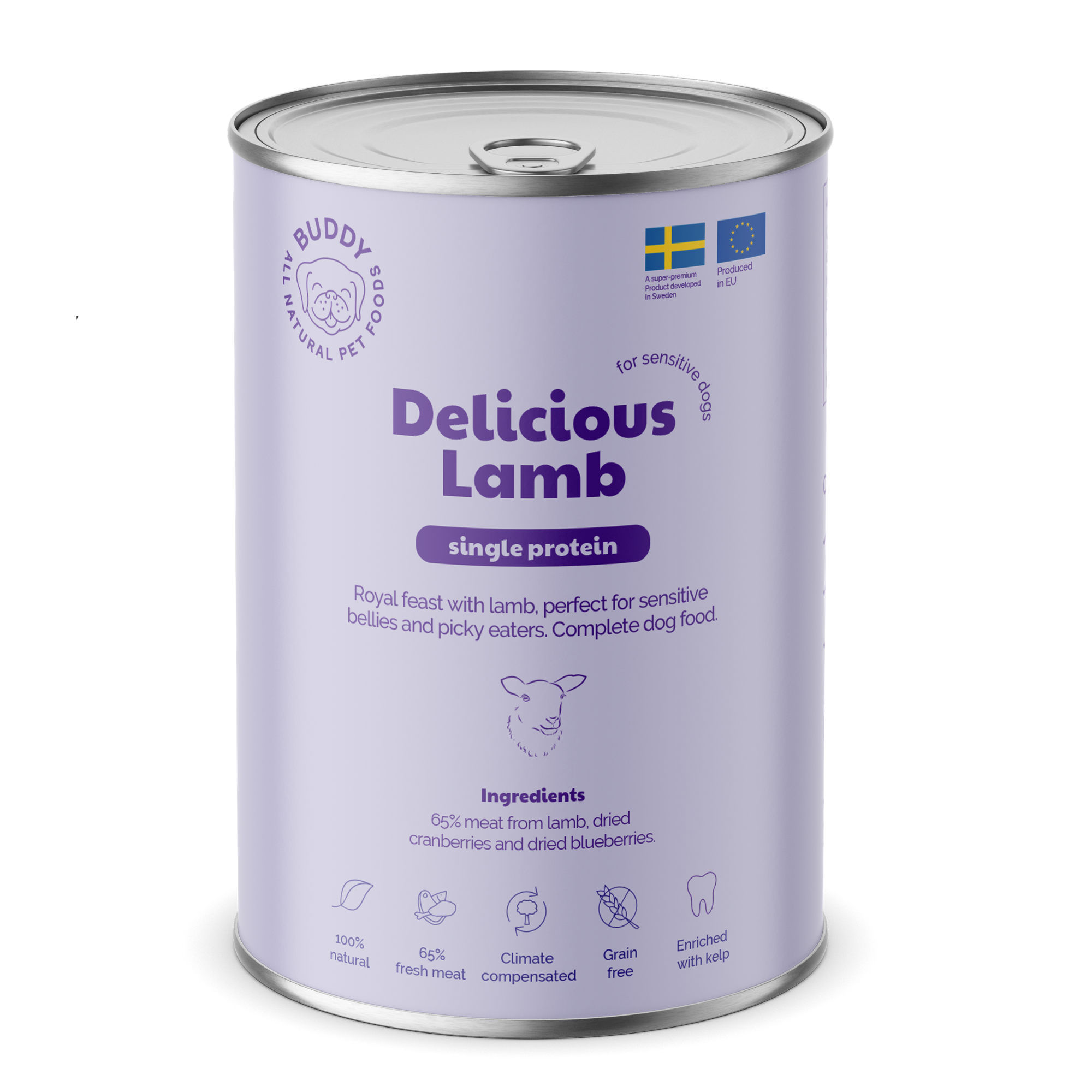 BUDDY Nassnahrung Delicious Lamm 400 g - 6 Stück
