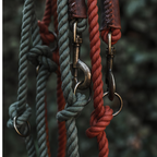 Twisted Cotton Verstelbare Hondenriem Bosgroen - Cooper & Quint