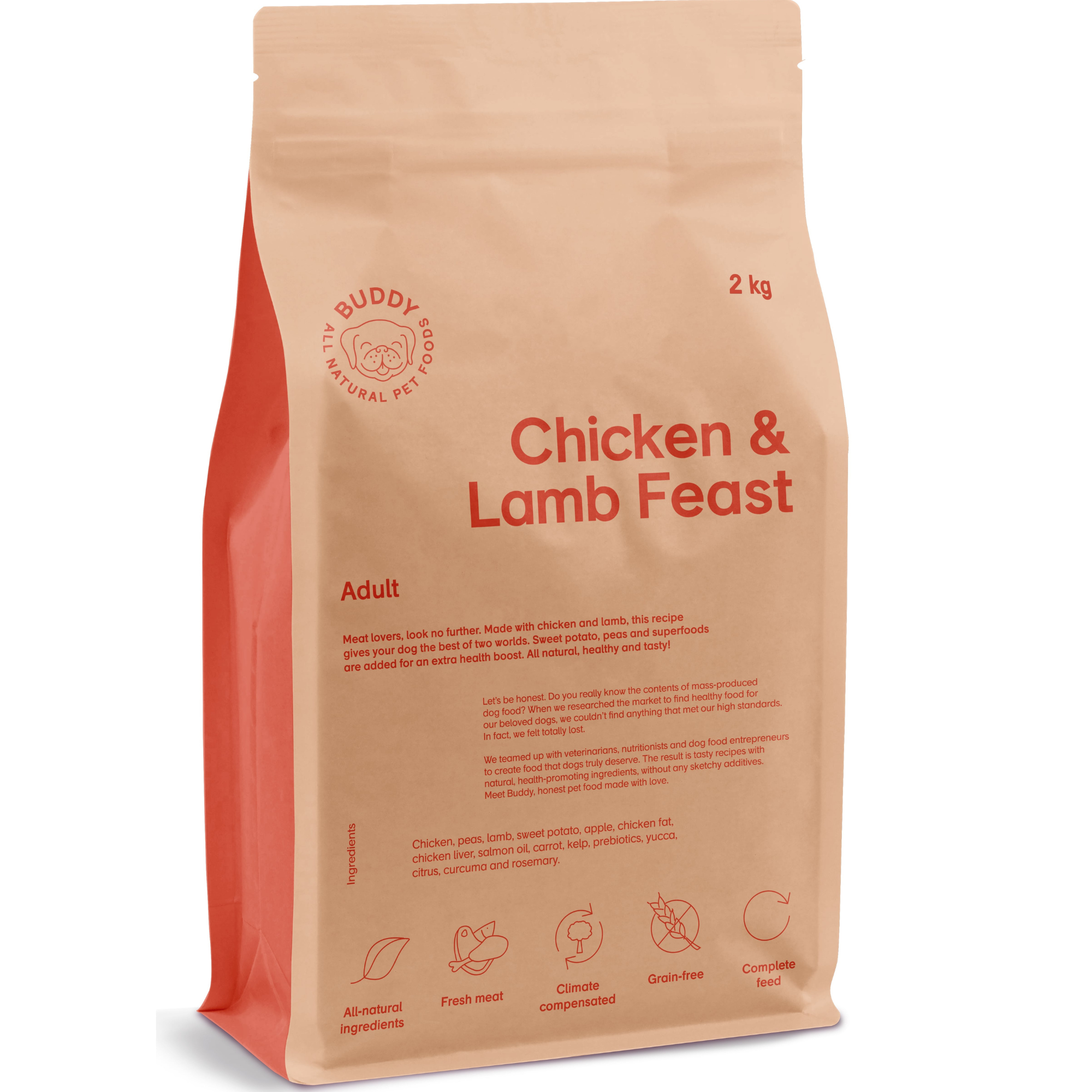 BUDDY Huhn + Lamm Festmahl 2 kg