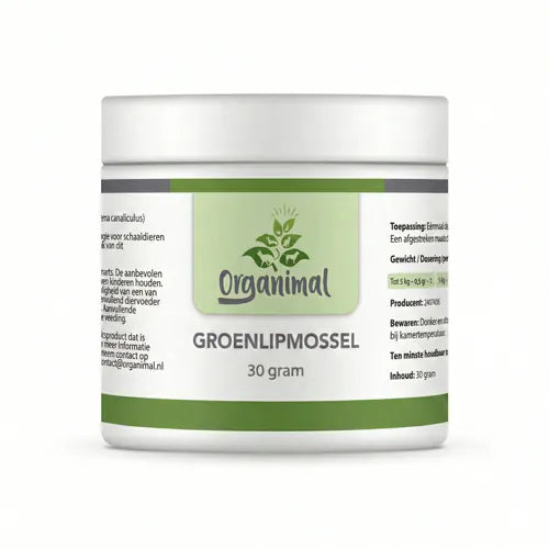 Organische Groenlipmossel – Katten