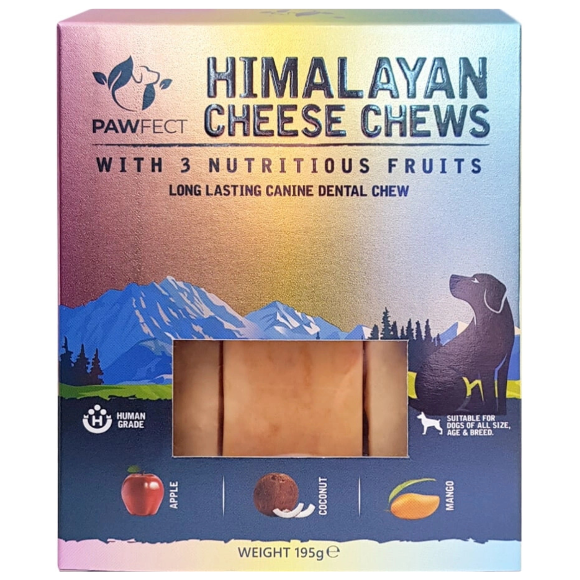 PawFect Chew Fruit Medium 3 x 65 gr.